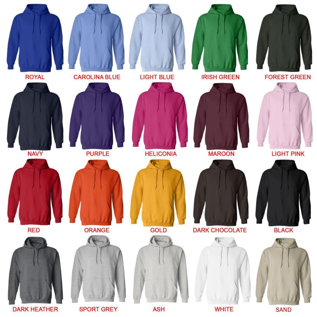hoodie color chart - Ken Carson Shop